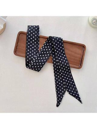 Scarvii - Polka Dot Skinny Scarf-option1]-kendra-kays-boutique