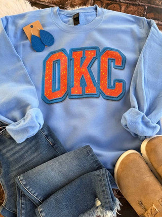 OKC Faux Glitter (Available Tee and Sweatshirt)-option1]-kendra-kays-boutique