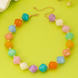 Multicolor Oversized Faceted Pastel Bead Necklace | 80N92990-option1]-kendra-kays-boutique