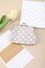 Polka dot kiss lock coin purse