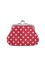 Polka dot kiss lock coin purse