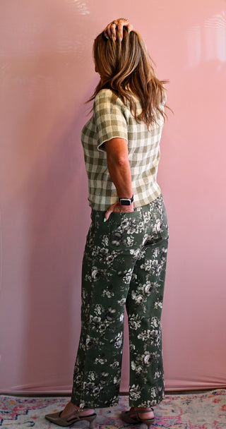 Floral Print Wide Leg Cropped Pants-Bottoms-option1]-kendra-kays-boutique
