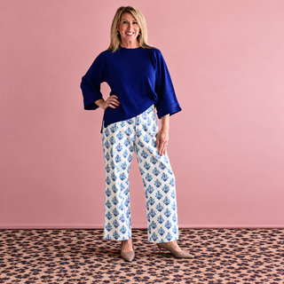 Crewneck Pullover Sweater Knit Top-Sweaters-option1]-kendra-kays-boutique