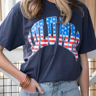 LM-SS-1000 Stars & Stripes Adult Navy Comfort Colors Tee-option1]-kendra-kays-boutique