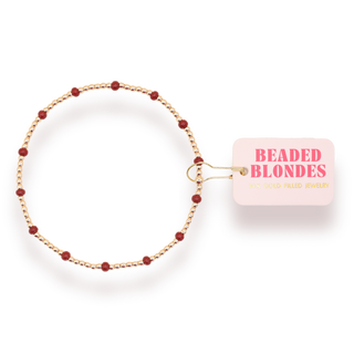 Crimson Red Dainty Poppi Bracelet-option1]-kendra-kays-boutique