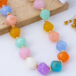 Multicolor Oversized Faceted Pastel Bead Necklace | 80N92990-option1]-kendra-kays-boutique