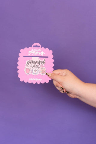 Bookmarked for Later Magnetic Bookmark – Funny Reader Gift-option1]-kendra-kays-boutique