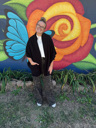 Solid Knit Shawl Collar Cardigan-Cardigans-option1]-kendra-kays-boutique