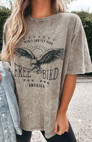 America Free Bird Vintage Graphic Mineral Washed Tee-Graphic Tees-option1]-small-kendra-kays-boutique