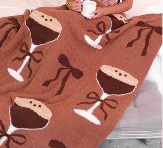 Espresso Martini Blanket- 50 inches x 57 inches-Blankets-option1]-kendra-kays-boutique