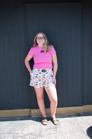 Lulu Mac Baby Doll Top-Bubblegum-Short Sleeves-option1]-kendra-kays-boutique