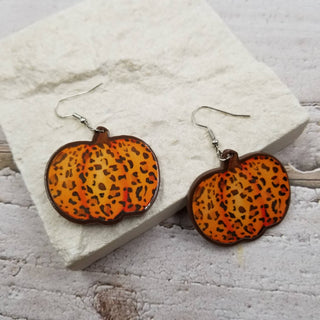 Leopard Pumpkin Earrings-option1]-kendra-kays-boutique