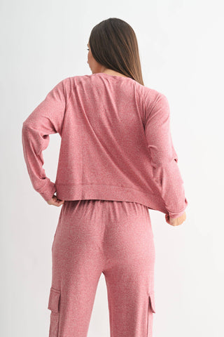 Brushed Hacci Lounge Long Sleeve Pullover-Long Sleeves-option1]-kendra-kays-boutique