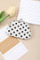 Polka dot kiss lock coin purse