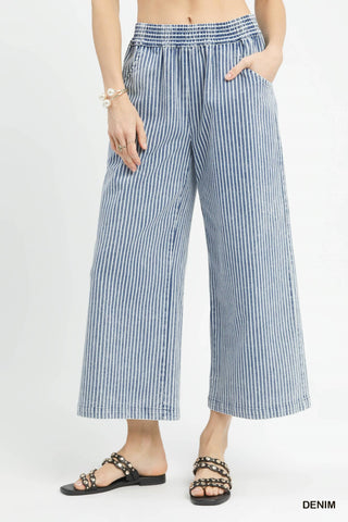 Stone Wash Stripe Wide-Leg Pants-Bottoms-option1]-Small-kendra-kays-boutique