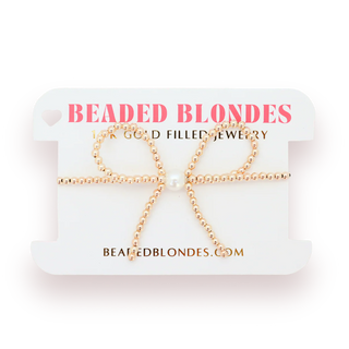 Gold Bow Bracelet-Bracelets-option1]-kendra-kays-boutique