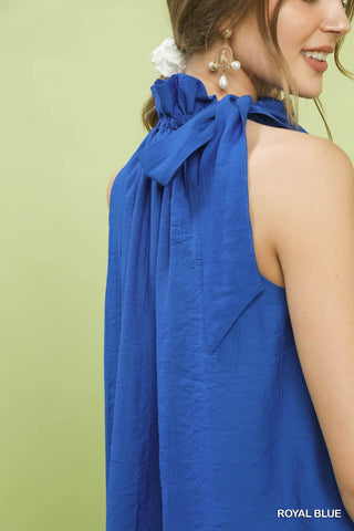 Tie-Neck Ruffle Top-Sleeveless-option1]-kendra-kays-boutique