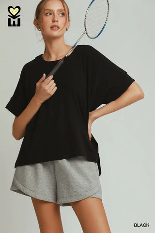 Tencel-Based Round Neck Short Sleeve Top-Short Sleeves-option1]-Small-kendra-kays-boutique
