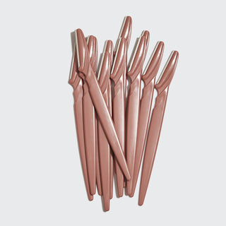 Recycled Plastic Dermaplaners 12pc Set - Terracotta-option1]-kendra-kays-boutique