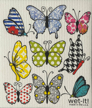 Lively Butterflies Swedish Cloth-option1]-kendra-kays-boutique