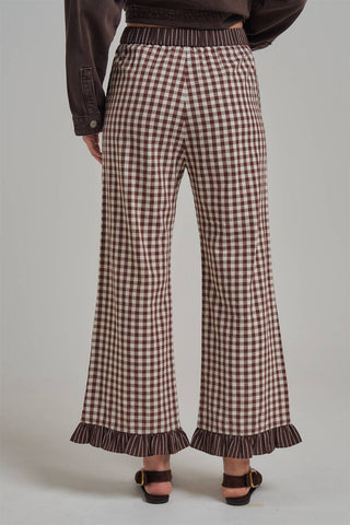 GINGHAM CHECK ELASTIC WAIST PANTS _JLB80095-01-option1]-kendra-kays-boutique