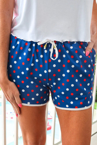 Americana Polka Dot Everyday Shorts-Shorts-option1]-Small-kendra-kays-boutique