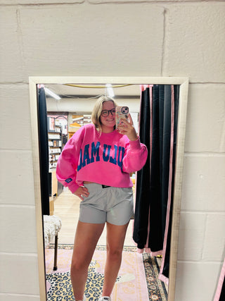 Lulu Mac Sweatshirt Pink/Royal Puff