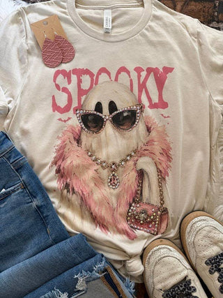 Embellished Spooky Glam Graphic Tee with Gem Details-option1]-kendra-kays-boutique