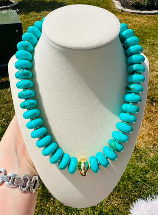 Chunky Rounded Beads With Gold