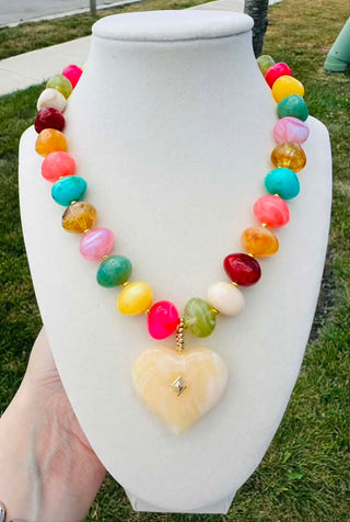 Chunky Heart Bead-Necklaces-option1]-kendra-kays-boutique