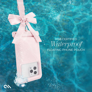 Case-Mate Ballet Pink Bow Waterproof Floating Pouch-option1]-kendra-kays-boutique