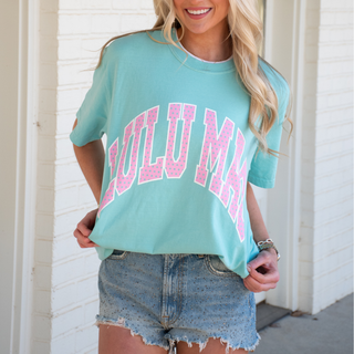 LM-PD-1001 Polka Dot Adult Chalky Mint Comfort Colors Tee-option1]-kendra-kays-boutique