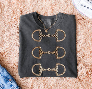 Western Horse Bit Graphic Tee-option1]-kendra-kays-boutique