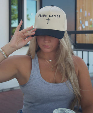 Jesus Saves Hat-Hats-option1]-kendra-kays-boutique