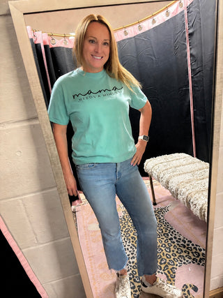 Mama Needs a Minute Comfort Colors T-Shirt-Short Sleeves-option1]-kendra-kays-boutique