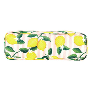 Quilted Hair Tool Bag - Pink Stripes + Lemons-option1]-kendra-kays-boutique