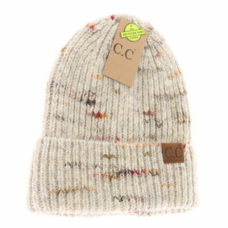 Unisex Marled Knit Cuff C.C Beanie HAT2090-option1]-kendra-kays-boutique