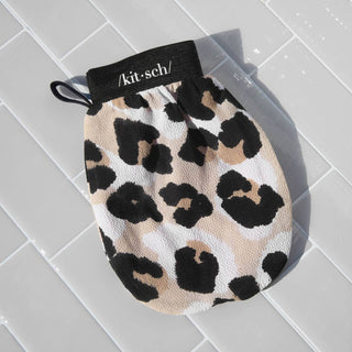 Eco-Friendly Exfoliating Glove - Leopard-option1]-kendra-kays-boutique