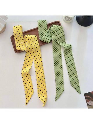Scarvii - Polka Dot Skinny Scarf-option1]-kendra-kays-boutique