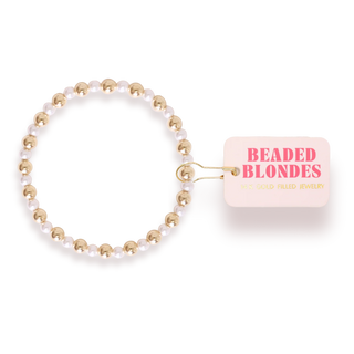 Anna Pearl Bracelet in Gold-Bracelets-option1]-kendra-kays-boutique