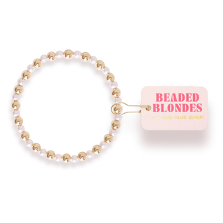 Anna Pearl Bracelet in Gold-Bracelets-option1]-kendra-kays-boutique