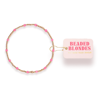 Hot Pink Dainty Poppi Bracelet