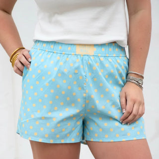 Polka Dot Light blue/butter Polka Dot