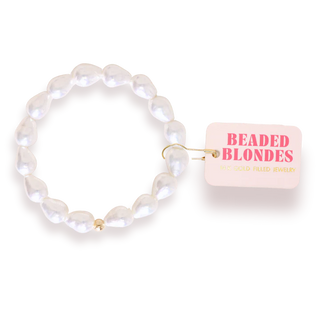 Bella Pearl Bracelet in Gold-Bracelets-option1]-kendra-kays-boutique