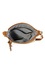 Vegan leather triple zipper crossbody shoulder bag