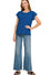 Stitch detailed oversize top