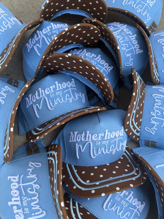 Motherhood is My Ministry Trucker Hat-Hats-option1]-kendra-kays-boutique