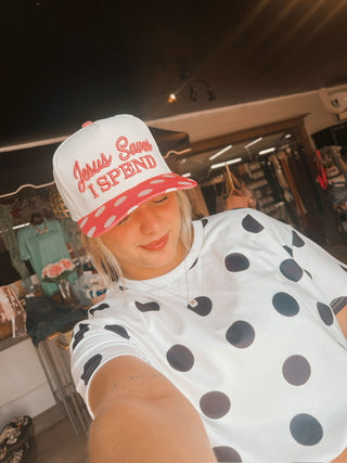 Jesus Saves I Spend Hat-Hats-option1]-kendra-kays-boutique
