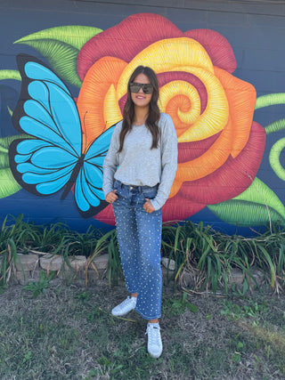 Denim & Pearls Crop Jean-Jeans-option1]-kendra-kays-boutique