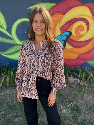 Umgee Button Stretched Pants-Bottoms-option1]-kendra-kays-boutique